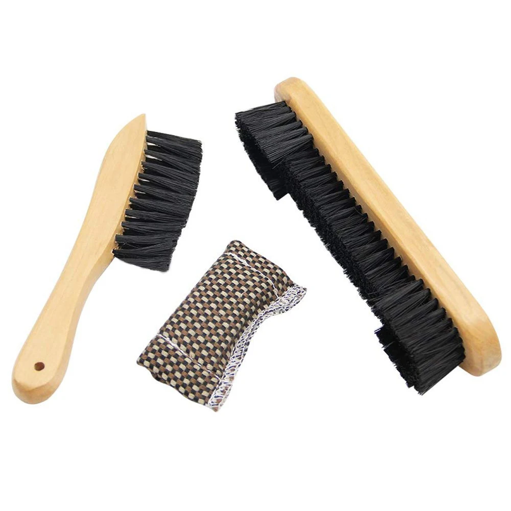 

Multifunction Hobby Rail Brush Entertainment Wood Handle With Cloth Home Easy Storage Billiards Pool Table Set Cleaning Tools
