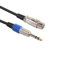 large three core 6 35 revolution canon mother microphone audio cable for sound card microphone of live broadcast k song mixer