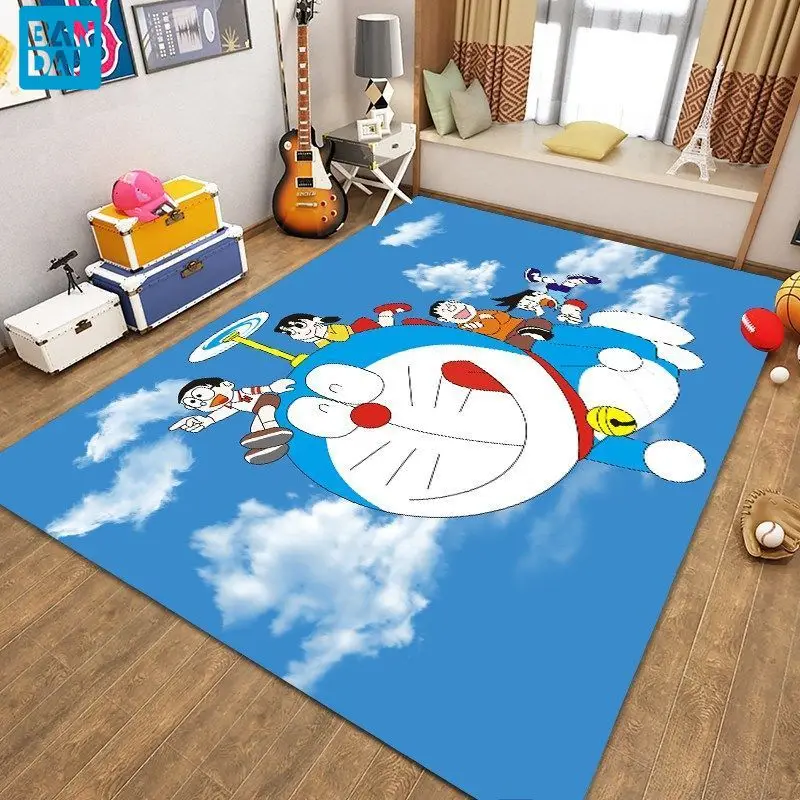 

Bandai Cute Cartoon Doraemon Bedroom Living Room Rectangular Floor Mat