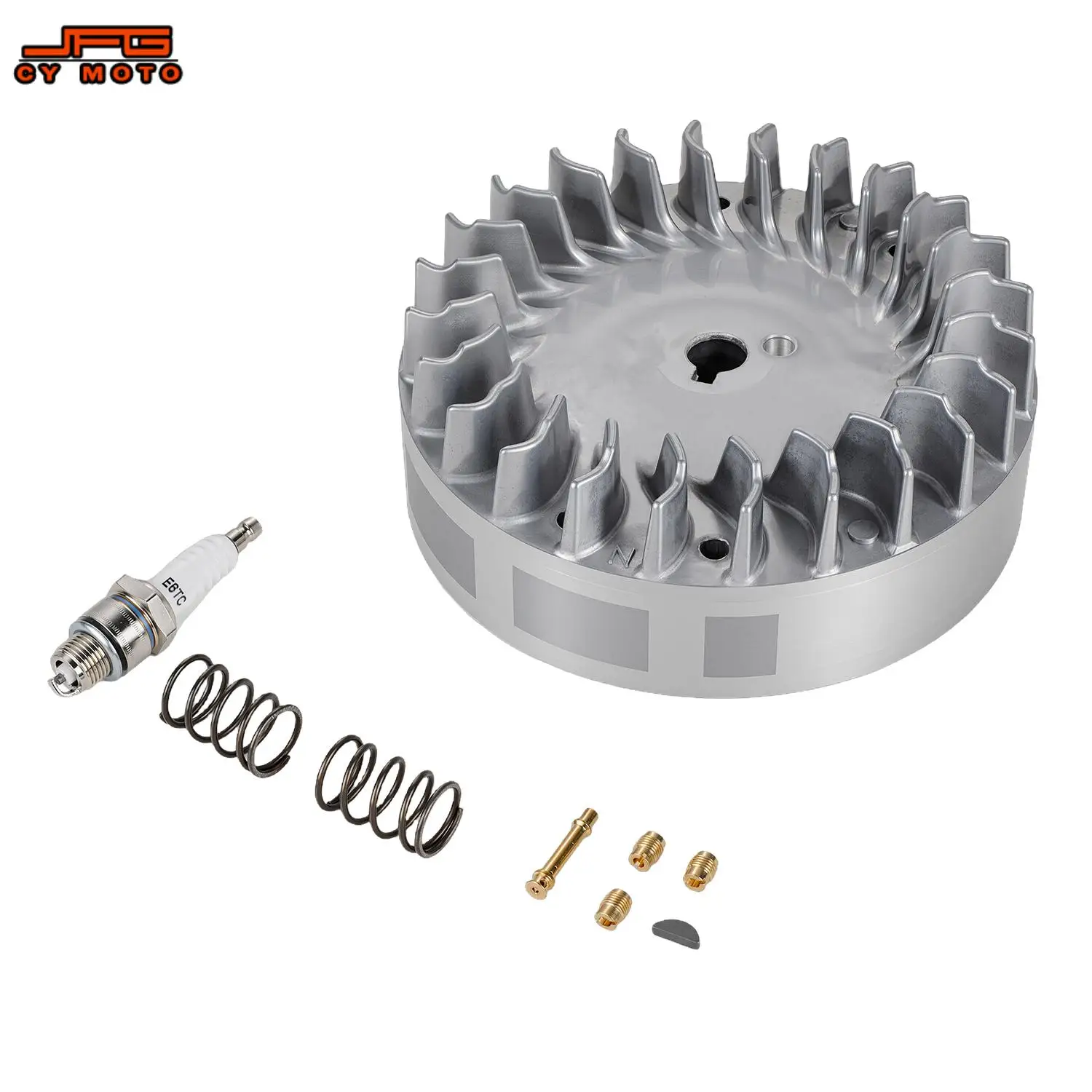 

Мотоциклетный маховик, электрический велосипед для грязи, алюминиевые детали для Predator Honda GX160 GX200 Tillotson Coleman CT200U, колесо для мотокросса