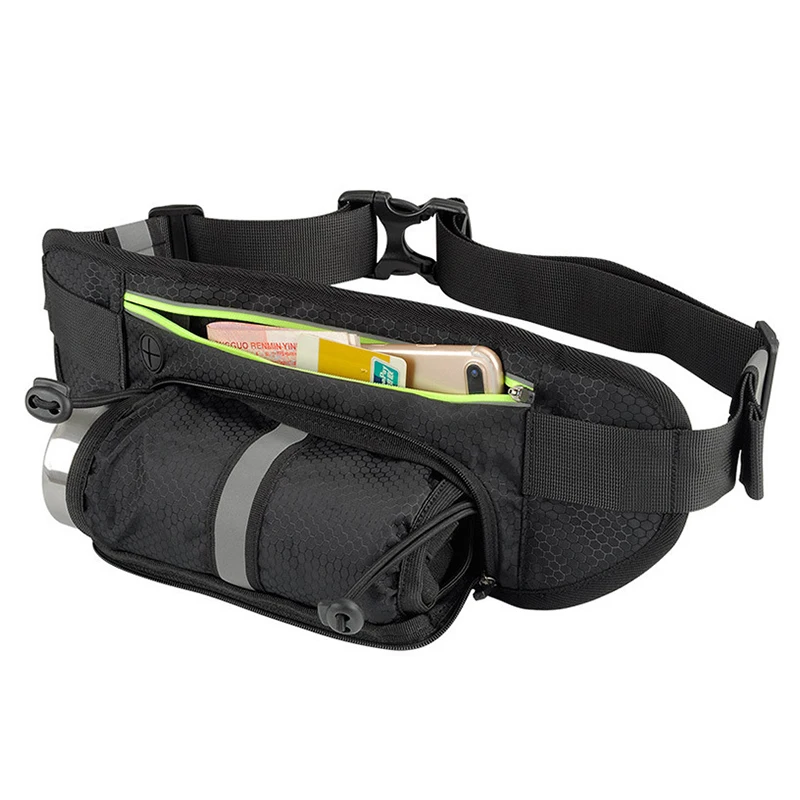 Waterproof Women Waist Bag 2022 Outdoor Sports Running Fanny Pack Portable Black Travel Belt Bag Nylon Men Chest Bags