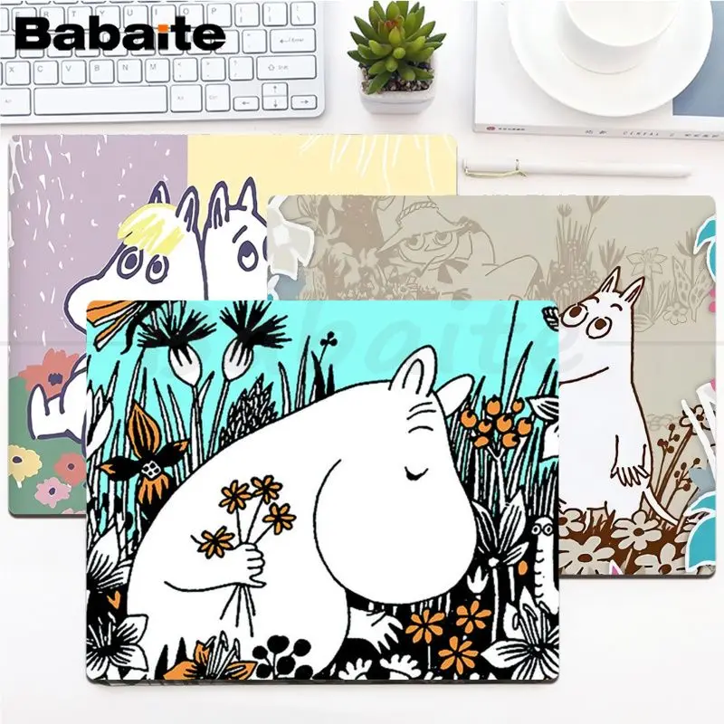 

Cartoon M-moominS Mousepad Small Office Computer Desk Mat Table Keyboard Big Mouse Pad Laptop Cushion Non-slip Home Decor