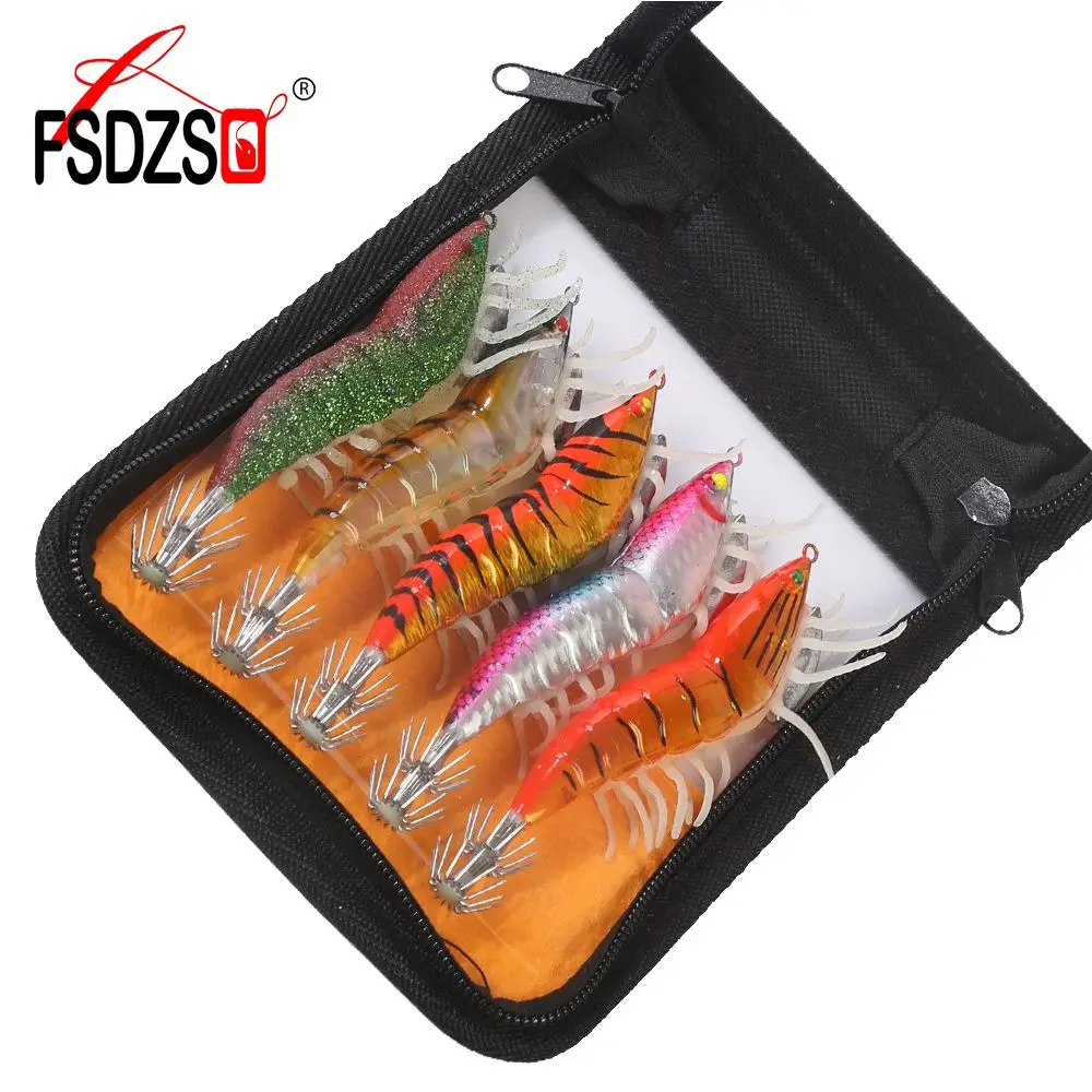 

5 шт./пакет 2022 свинцовые грузила, Джиги, искусственные деревянные приманки креветки, рыболовные снасти