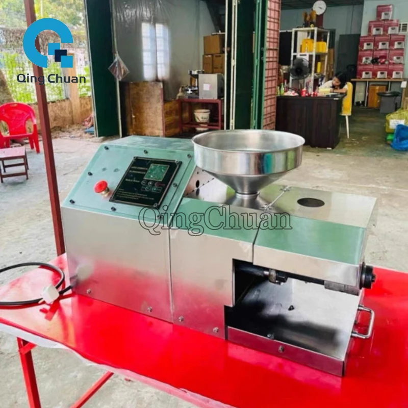 Автоматическая машина для прессования масла 1750 Вт Бытовая выжималка семян