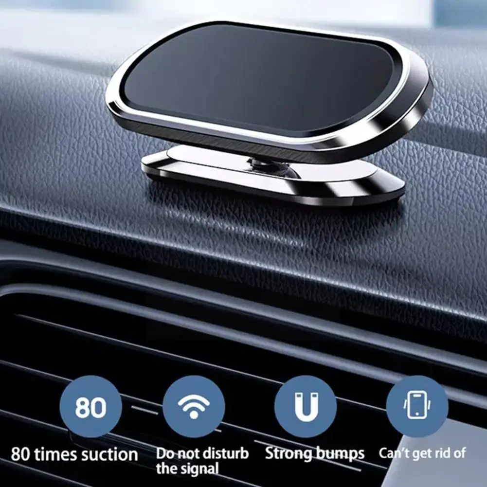 

Магнитный автомобильный держатель для телефона F16, вращающийся на 360 градусов, мини-полоска, подставка для мобильного телефона, автомобильное нескользящее крепление для навигации, Универсальный бюстгальтер F7o8