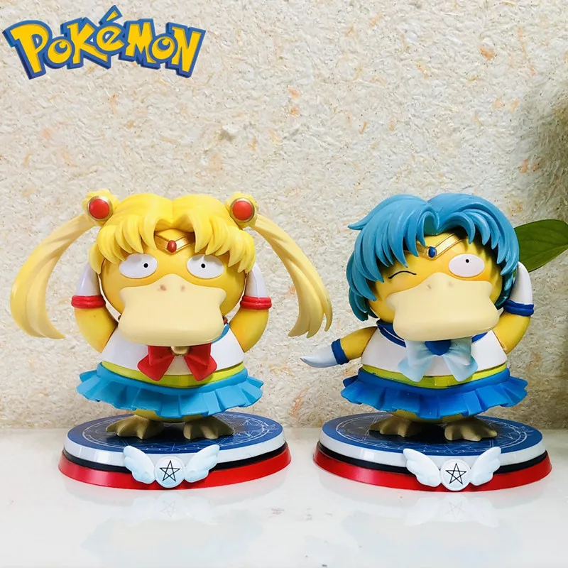 

13 см, персонажи Покемон психоутка, персонажи аниме, Сейлор Мун, Сэйлор, ПВХ, искусственный Мультфильм, кавайная фигурка, игрушка для детей, по...