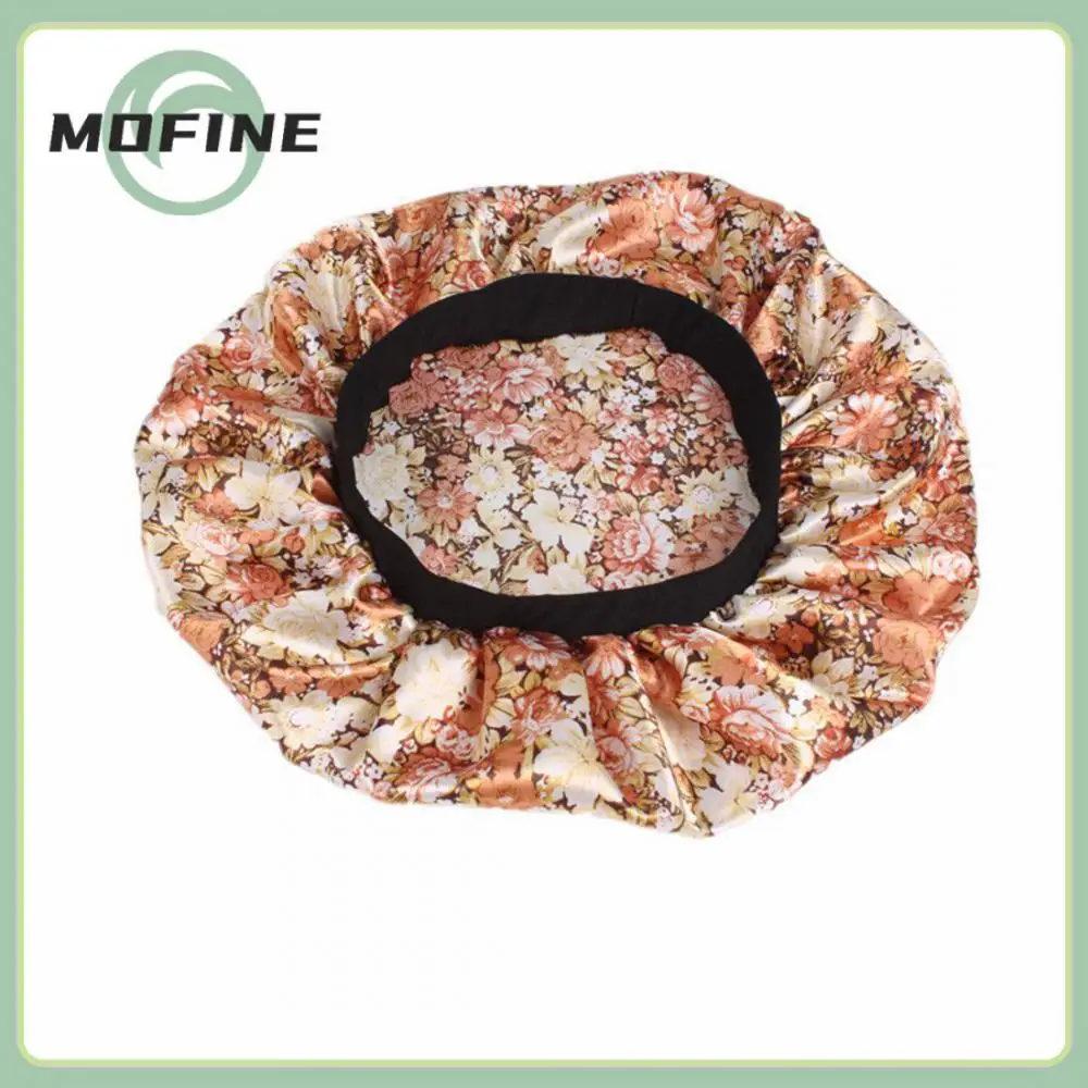 

New Fshion Waterproof Shower Cap For Women Bath Hat Hair Cap Bathroom Products