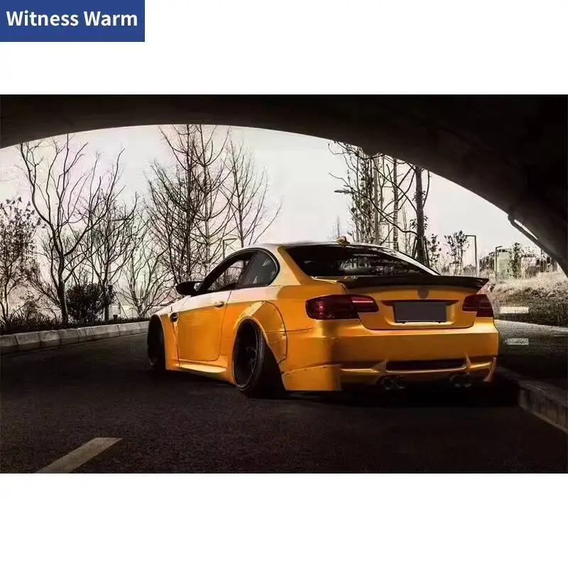 Фото E92 E93 M3 Широкий комплект кузова автомобиля, брови на колеса автомобиля, передняя губа, задние крылья, спойлер для BMW E92 E93 M3 2006-2010, модификация автомобиля №5