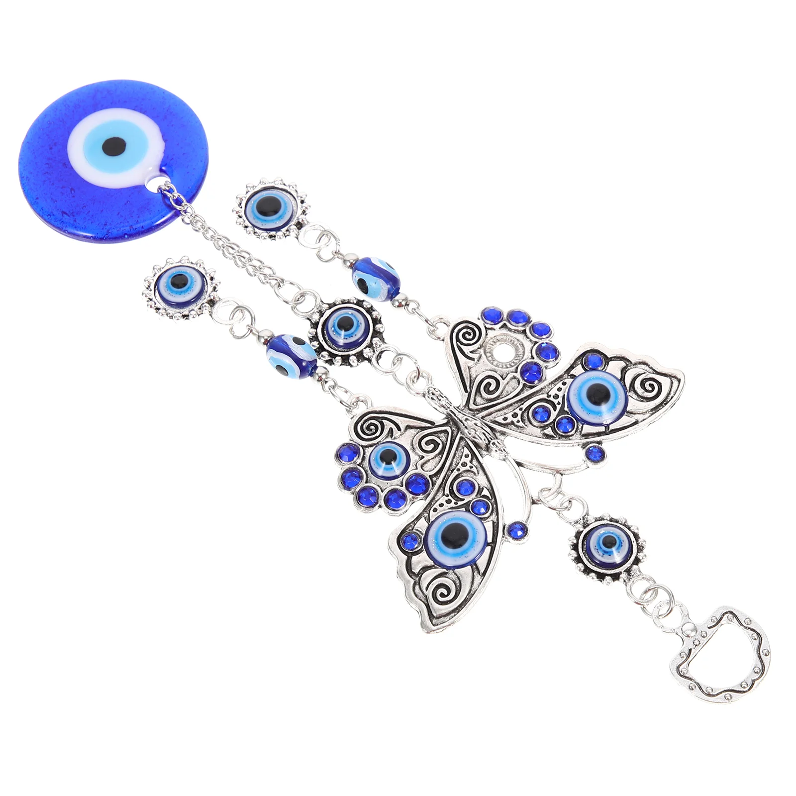 

Hanging Eye Evil Ornament Car Blueamulet Mirror Turkish Decor Wall Rear Lucky View Pendant Accessories Home Office Decoration