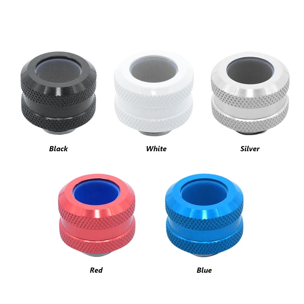 

Connect PC Water Cooler 14mm Anti-Dropout Hard Tube Fitting G1/4 Thread for HYGKN-C 14mm OD Tube Built-in Silicone Sleeve Non-Sl