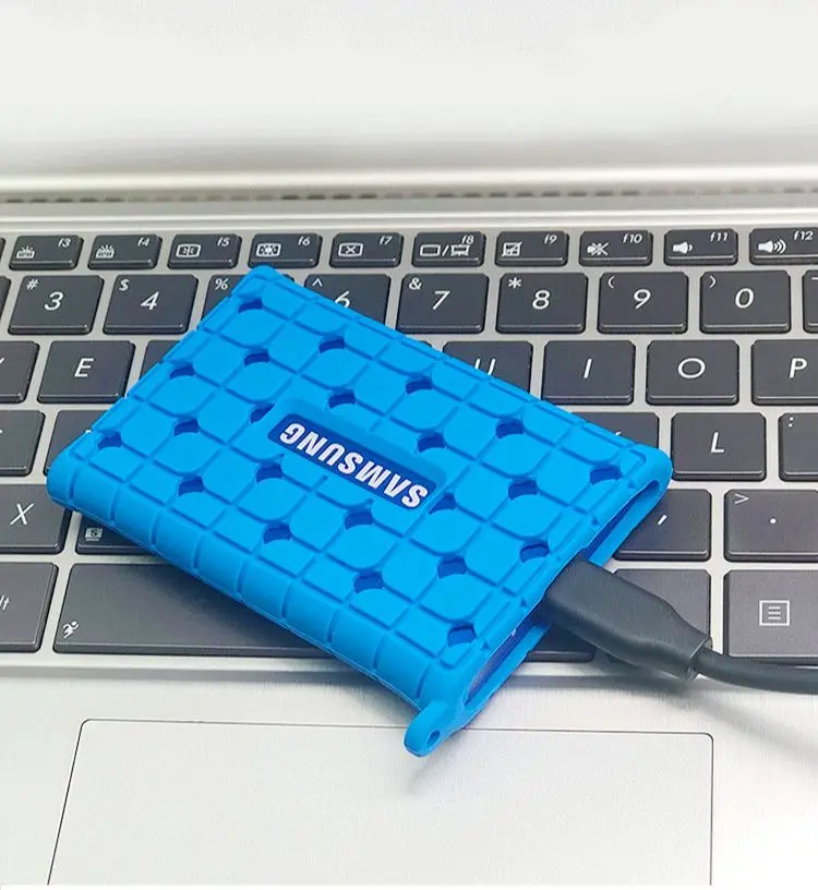 2023 NEW Soft Design Cover For Samsung T7 Touch/T7 Mobile Solid State Drive Case Hard Drive Capa Luxury Liquid Silicone Cover