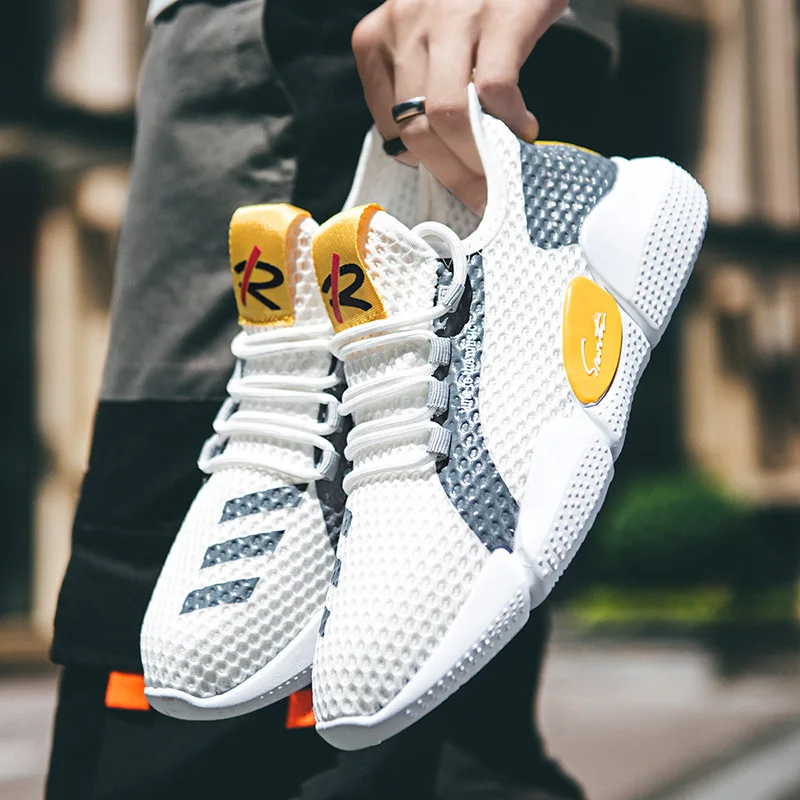 New Breathable Sports Men's Shoes Casual Shoes Sneakers Korean Trend Cloth Shoes Vulcanized Shoes