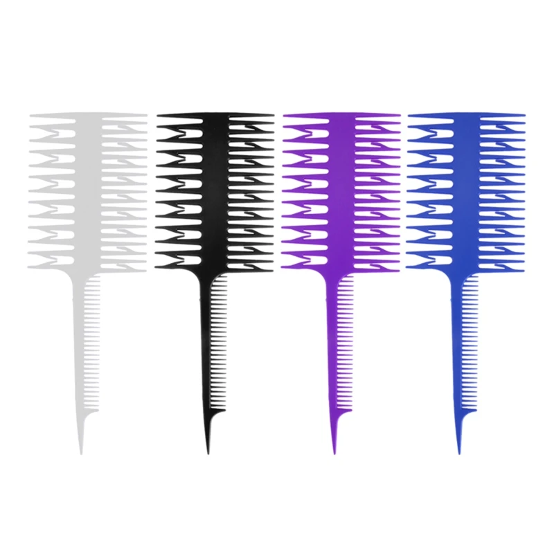 

Hair Dyeing Comb Hair Coloring Highlighting Combs Wide Tooth Hair Brush Hair Styling Salon Barber Tool