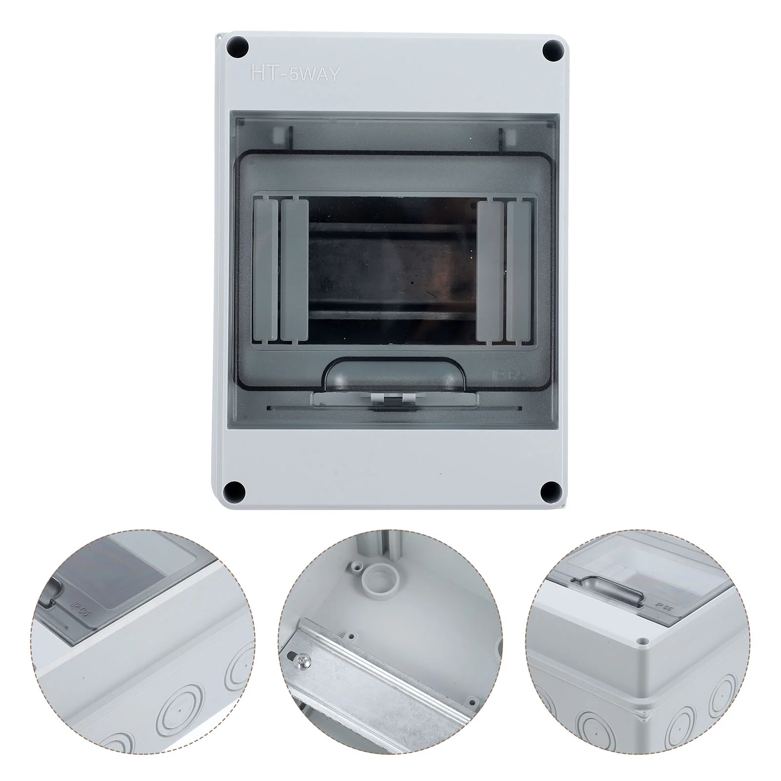 Indoor And Outdoor Distribution Box Electrical Box Waterproof Electronic Junction Case (5 Way)