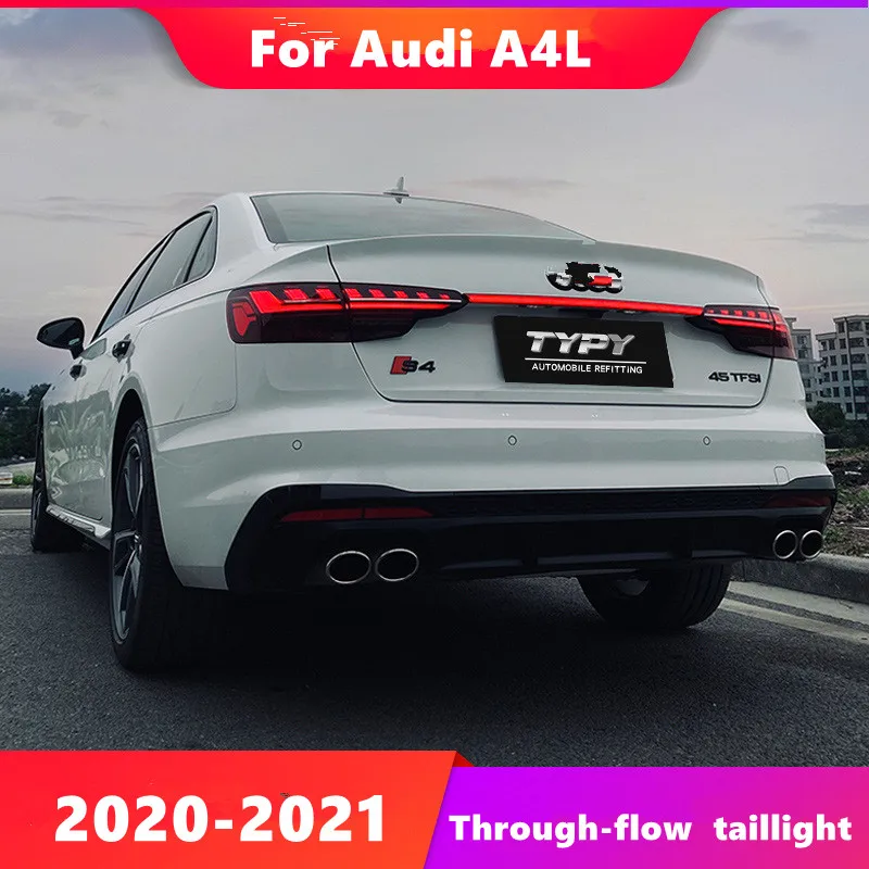

For Audi A4L 2020 2021 Through-flow Flashing Taillight Dynamic Streamer LED Decorative Light