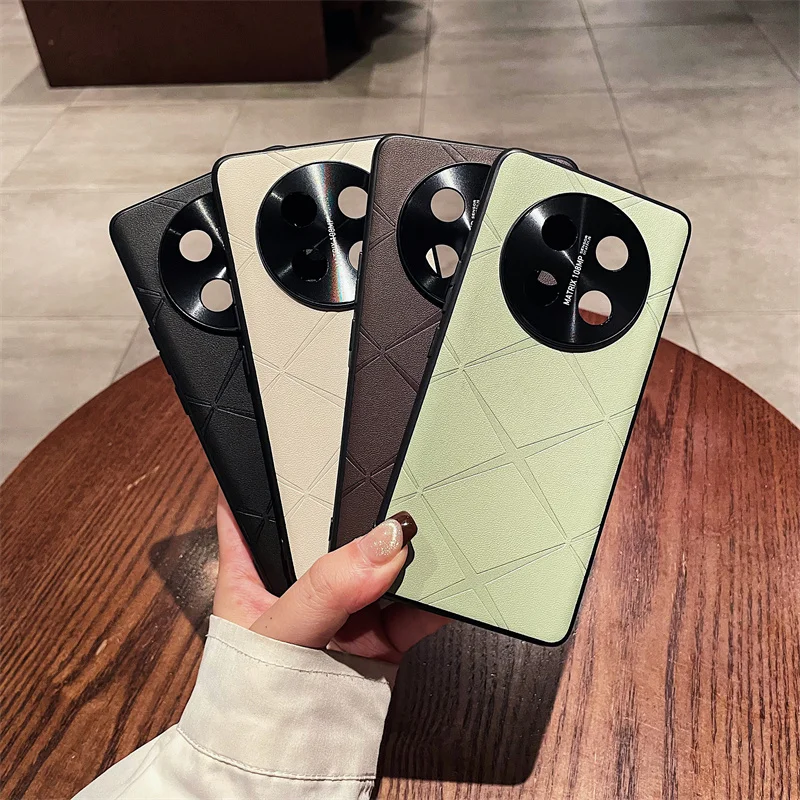 Чехол Stargrain для Honor X9C X60 Pro приятный кожи кожаный матовый объектив полное покрытие