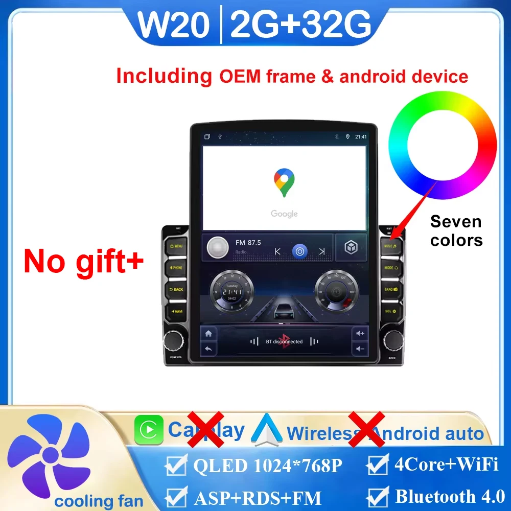 

9,7-дюймовый Android для Renault Trafic 3 14-21 для Opel Vivaro B, автомобильный радиоприемник Carplay 2 Din, GPS-навигация, сенсорный экран