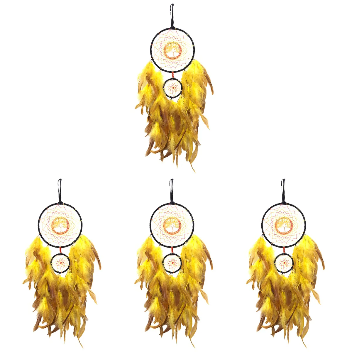 

4x изысканный креативный духовный домашний декор Ловец снов домашний кулон перо балкон подвесной Ловец снов