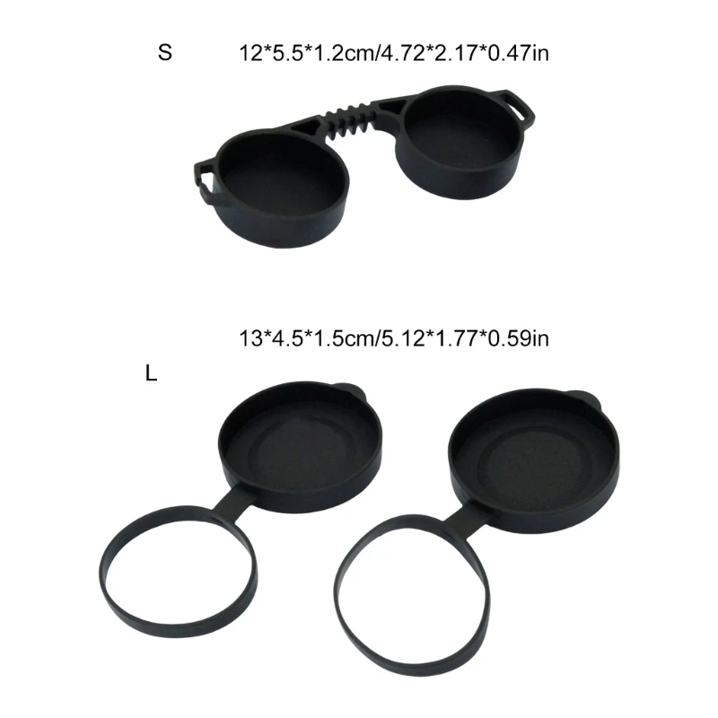 Защитные силиконовые пылезащитные колпачки для телескопов объектива 42 45 мм/52 55