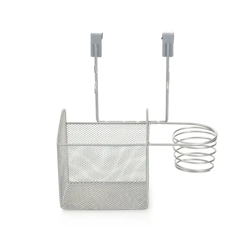 

Over the Cabinet Hairdryer Holder & Organizer