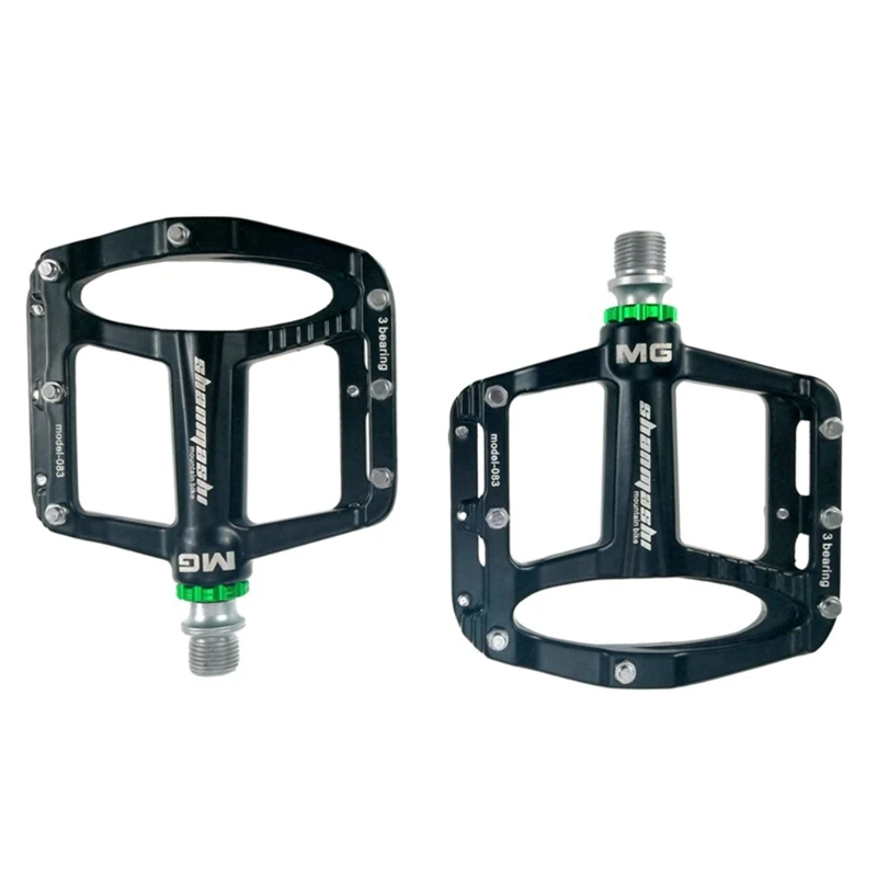 

1 Pair Road Mountain Bike Ultralight Non-slip Flat Pedals Magnesium Alloy 3 Bearings Pedal CNC MTB Bicycle Cycling Accessories