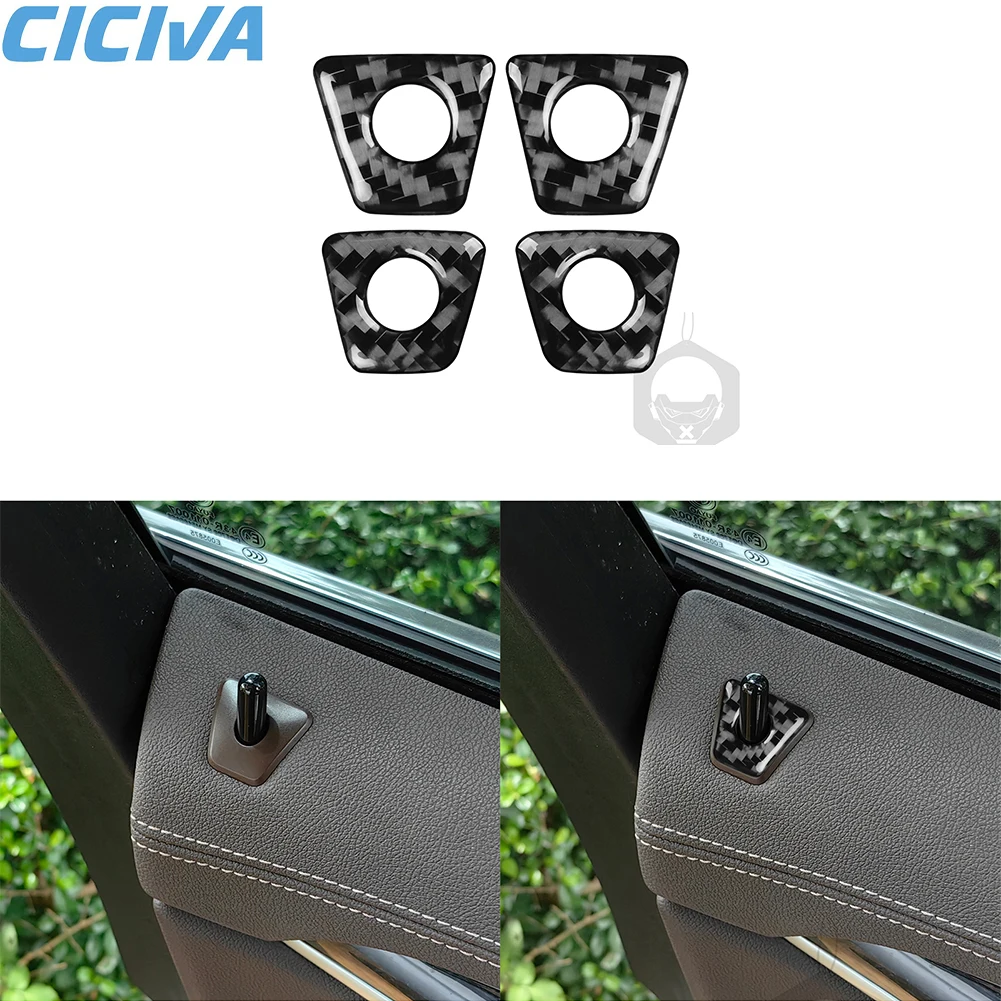 4 шт., автомобильные наклейки из углеродного волокна для BMW 5 серии G30 2016 2017 2018 2019 2020 2021