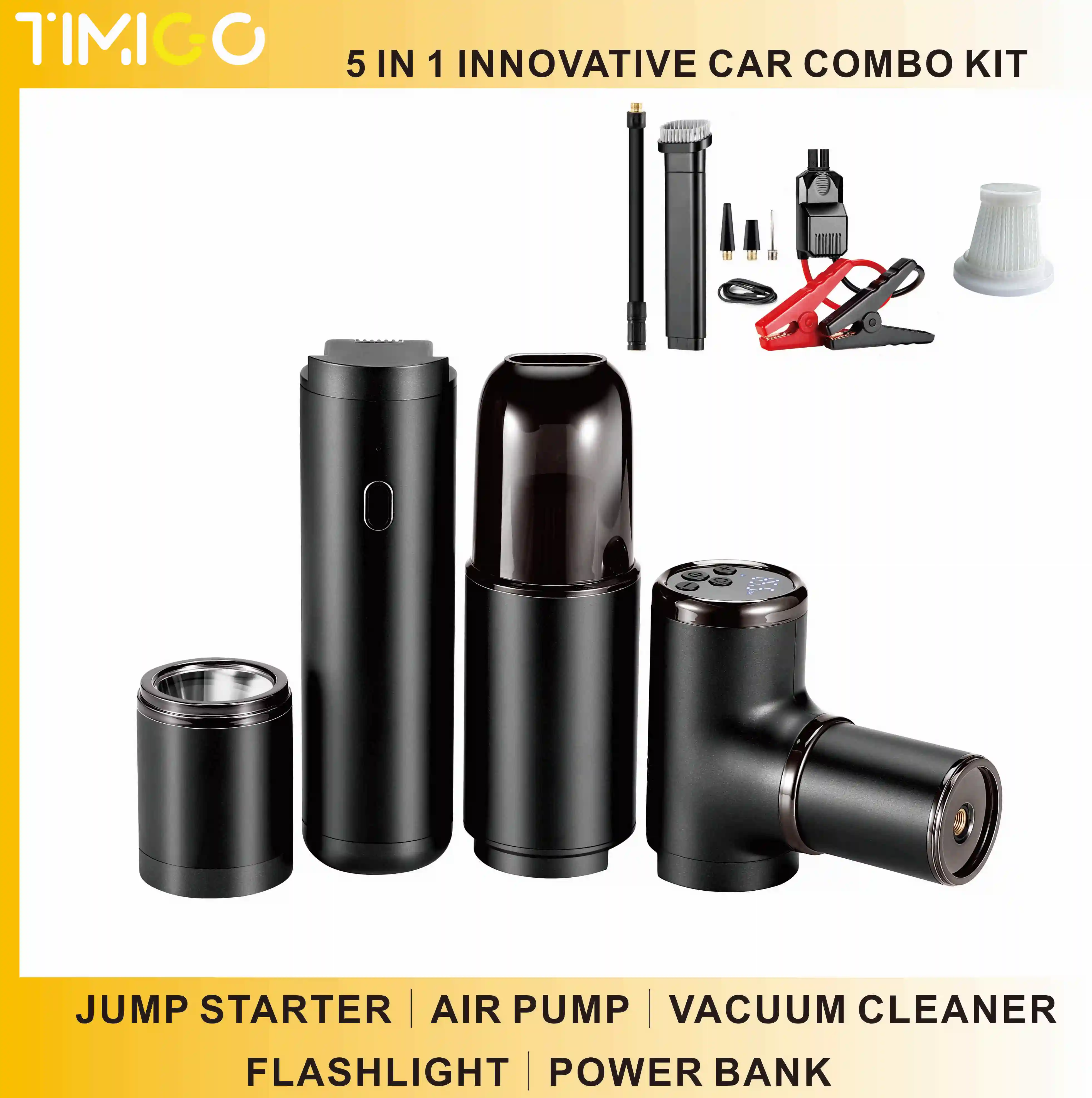 Пусковое устройство TIMIGO внешний аккумулятор с воздушным компрессором psi насос