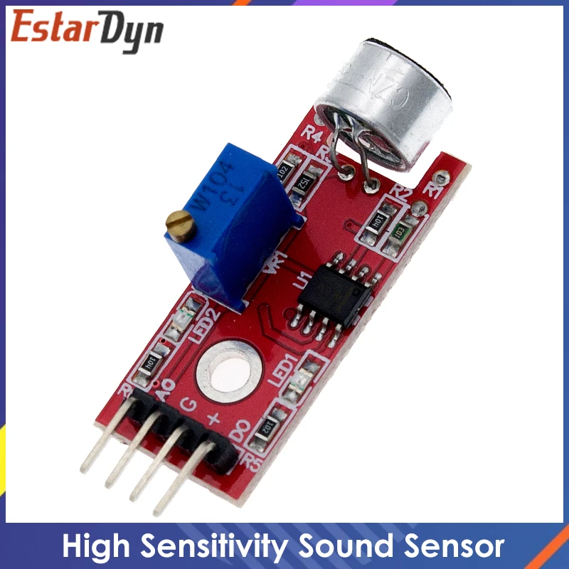 

KY-037 High Sensitivity Sound Microphone Sensor Detection Module for arduino AVR PIC