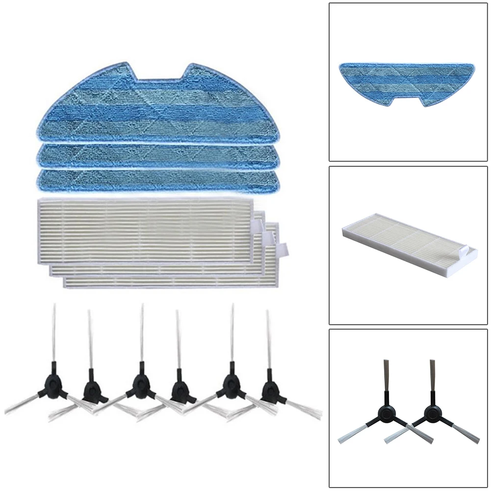 Боковая щетка фильтр набор тряпок для швабры Ppur Eziclean Connect робот-пылесос тряпка