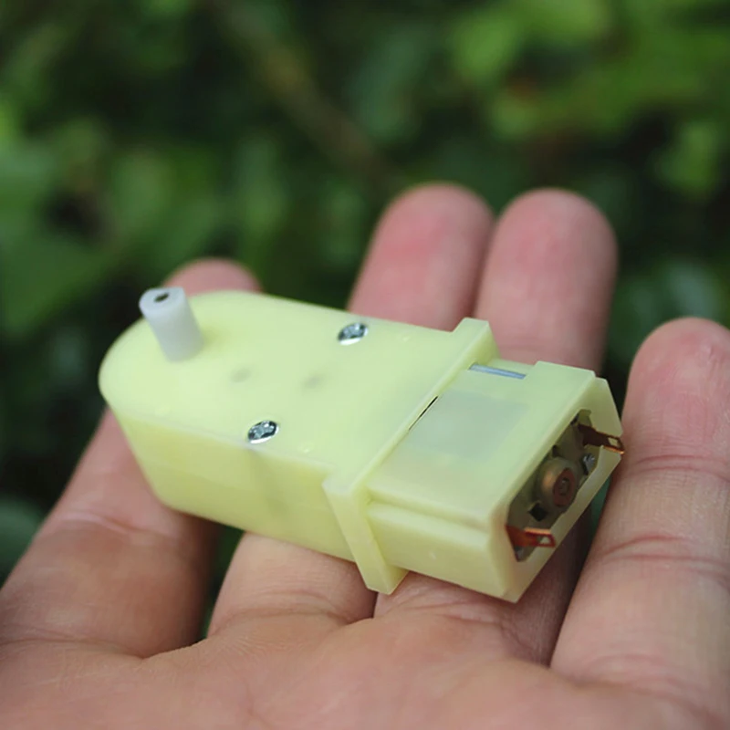 Миниатюрный редукторный двигатель постоянного тока 3 в 5 в 6 в 78 об/мин, медленная скорость, миниатюрный электродвигатель-редуктор, D-образный вал для хобби, модель умного автомобиля, робота