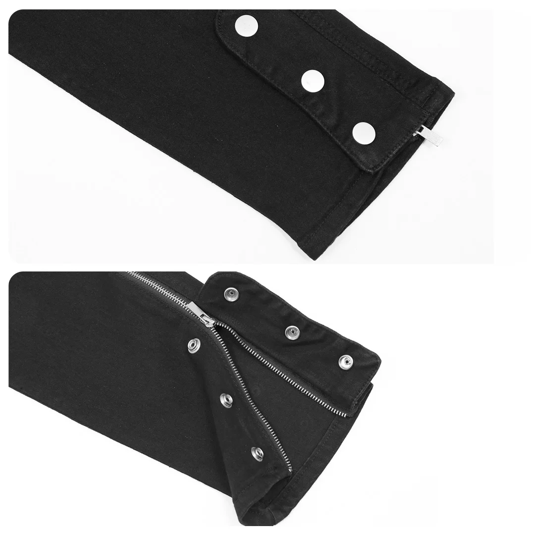 High Street Black Jeans Pants Men Design Hiphop Slim Vintage Trousers Korean Fashion Casual Oversized Male Bottoms Y2K Clothes