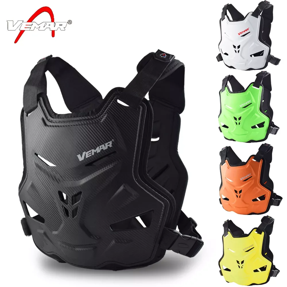 

VEMAR Motorcycle Body Armor Motorcycle Jacket Motocross Moto Vest Back Chest Protector Off-Road Dirt Bike Protective Gear