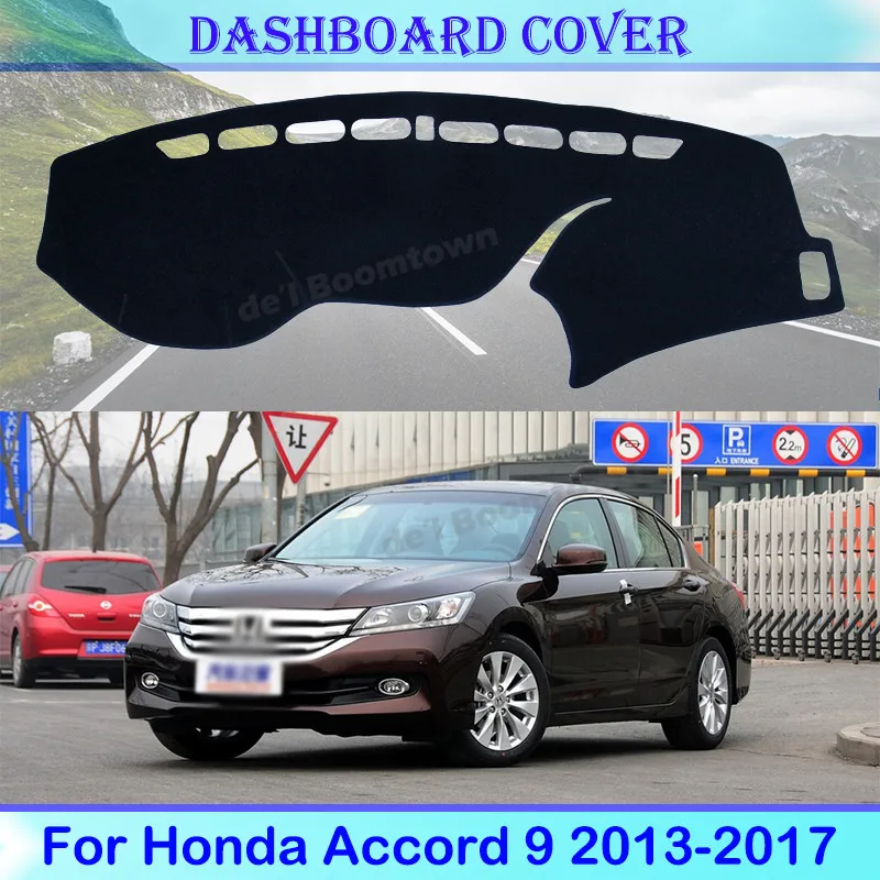 

Car Dashboard Cover Protective Pad For Honda Accord 9 2013-2017 Accessories Auto Non-slip SunShade High quality Carpet Cover