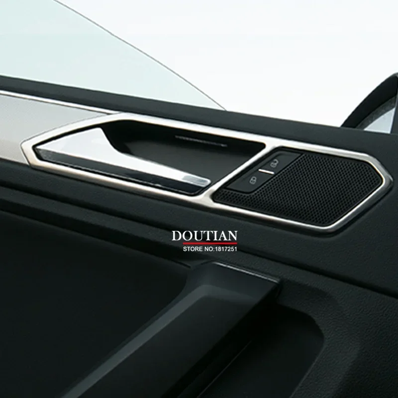Для Tiguan mk2 внутренняя дверная ручка чаша крышка декоративное кольцо отделка