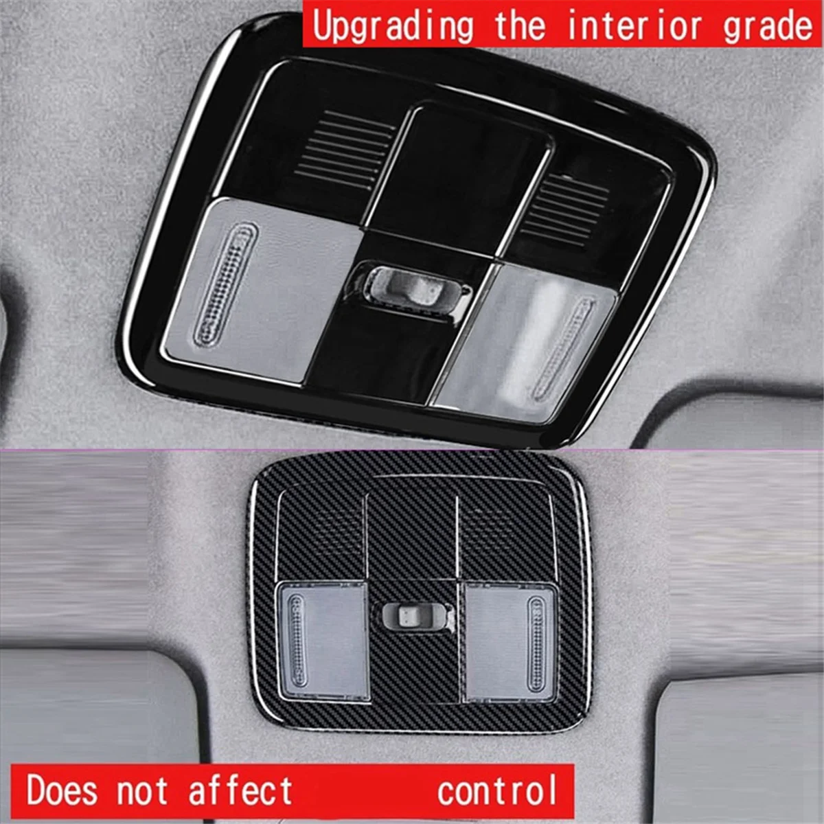 Автомобильный черный светильник для чтения в помещении крышка панели лампы на