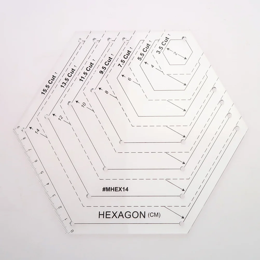 

Quilting Ruler Acrylic Template Sewing Accessories Patchwork Ruler for Cutting Drawing Sewing