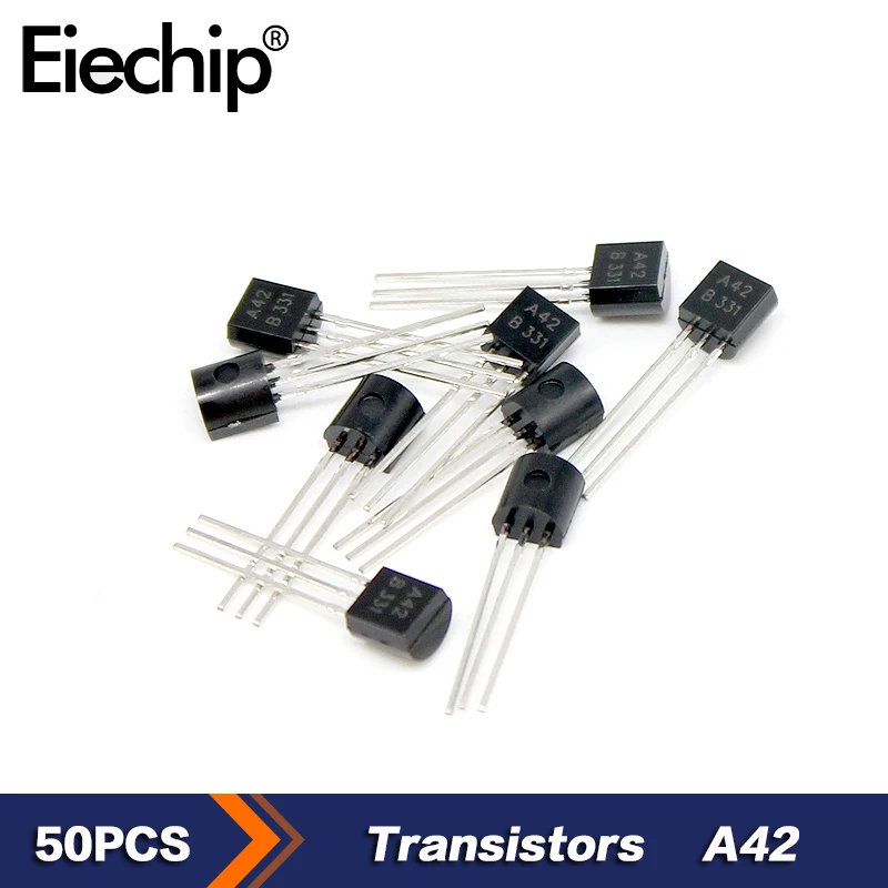 

50pcs/lot A42 MPSA42 TO-92 Transistor NPN Transistors 300V 500MA New and original IC Chip