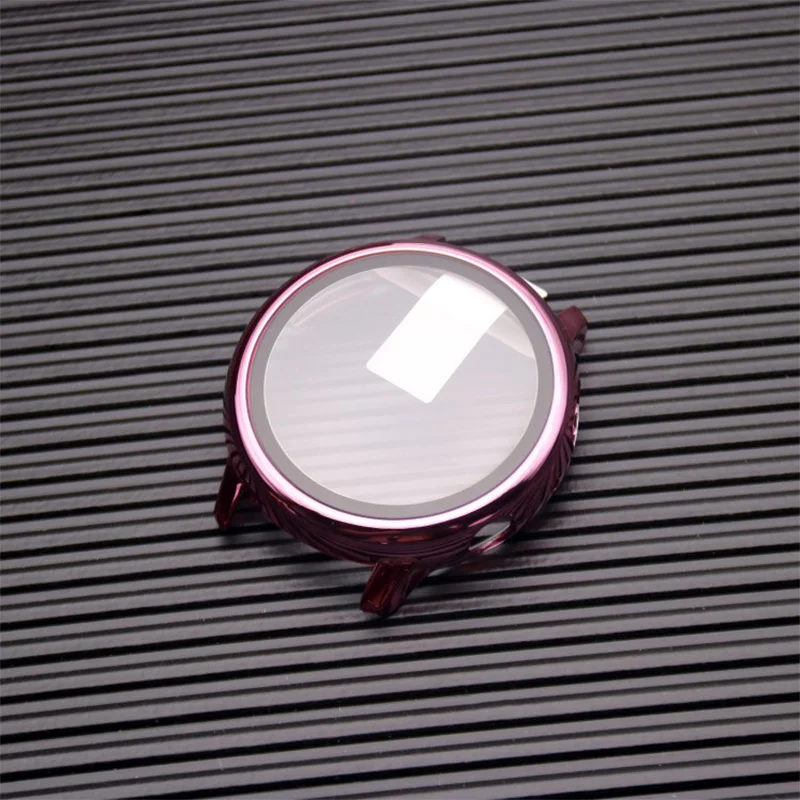 Tempered Glass Case For Samsung Galaxy Watch Active 2 44mm 40mm Full Coverage Bumper With Protective Cover Screen Protector Tpu