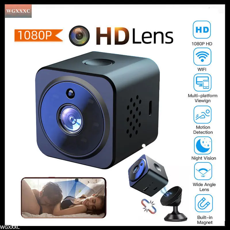 

mini camera espia wifi1080p night vision two-way intercom p2p surveillance camcorder appRemote Monitor action camera body ip cam