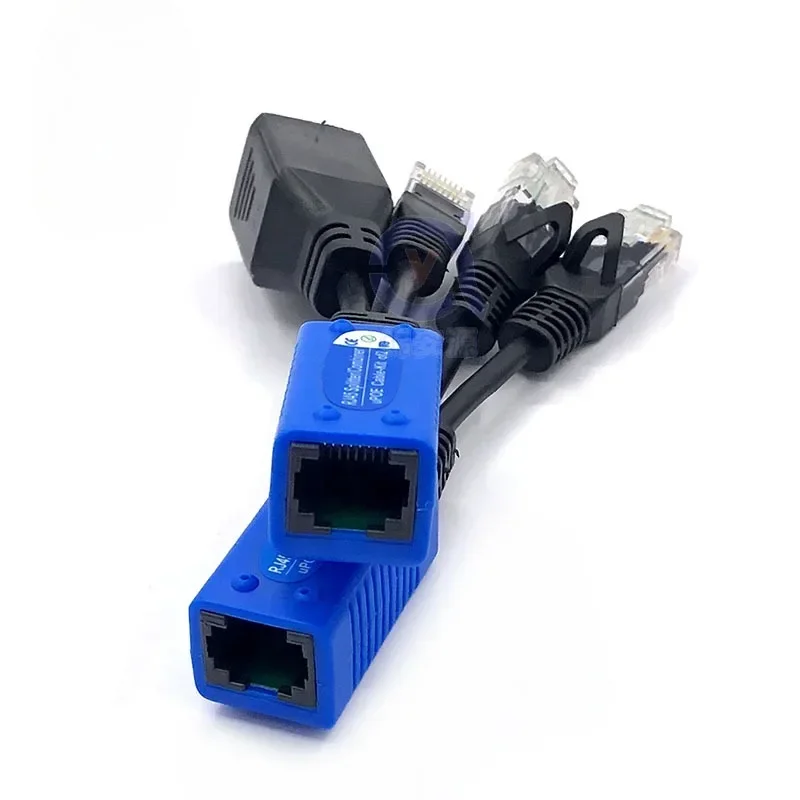 

RJ45 Сплиттер-Сумматор Комплект кабелей uPOE ESCAM