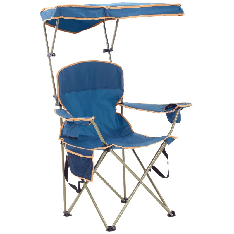 

Quik Shade Max Patented Shade Comfortable Chair In Blue beach chair outdoor chair camping chair