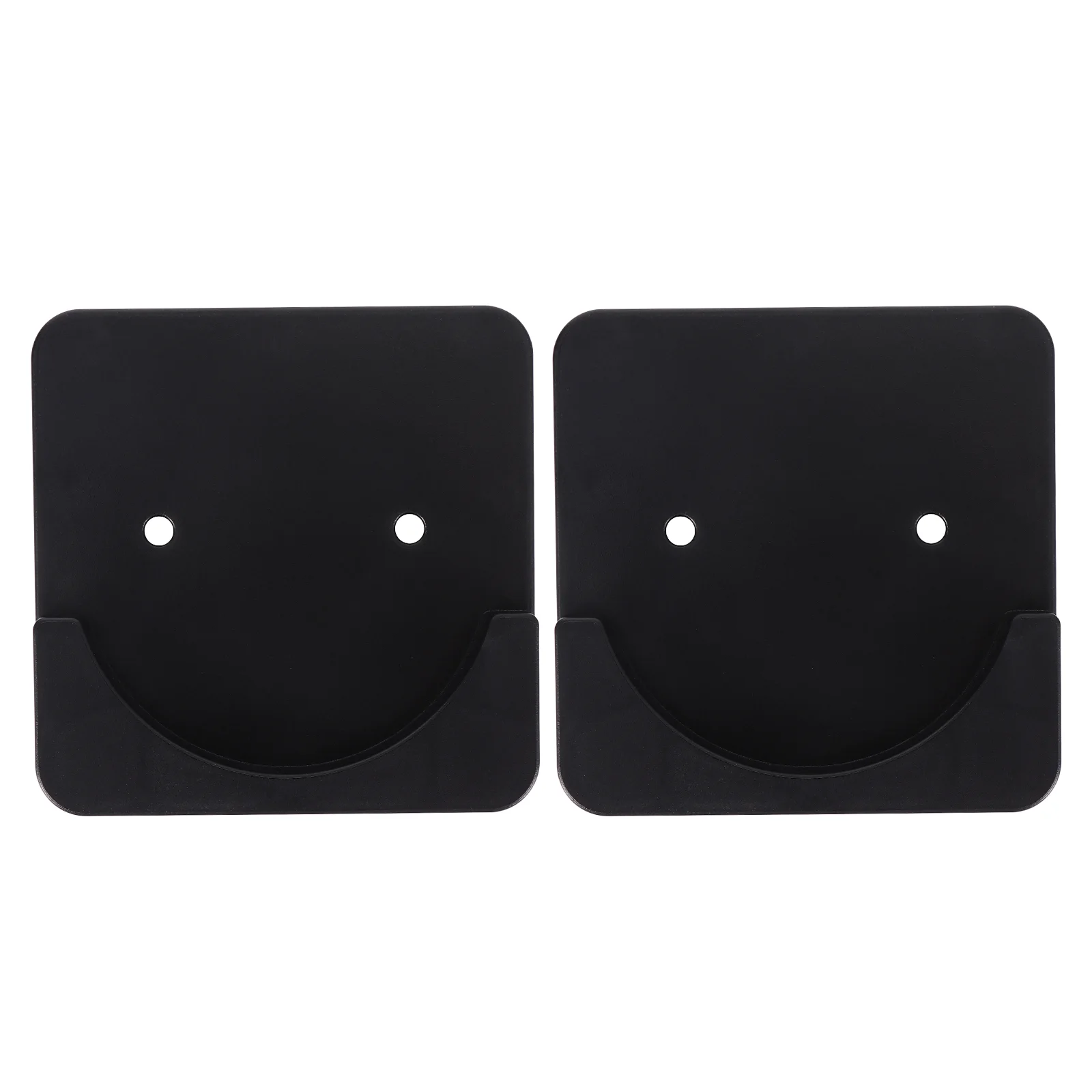 

2pcs Curtain Rod Holders Shower Rods Mount Adhesive Wall Mounted Holders