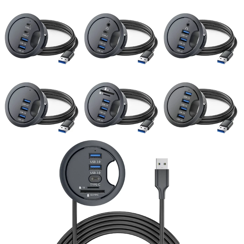 USB 3.0-концентратор устройство чтения карт памяти 3/4-портовый USB-разветвитель