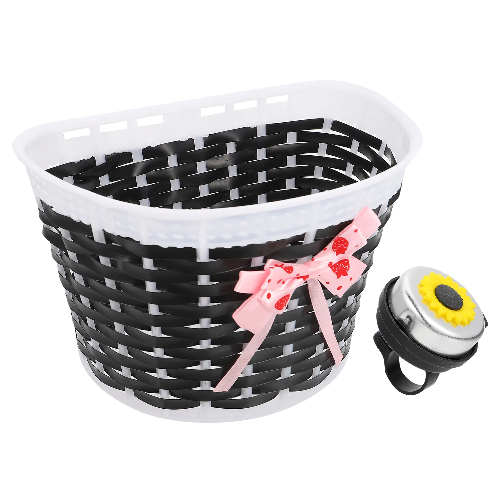 

Basket Bike Kids Girls Handlebar Front Storage Bell Baskets Scooter Made Hand Bicyclel Accessories Rear Toddler Pannier Shopping
