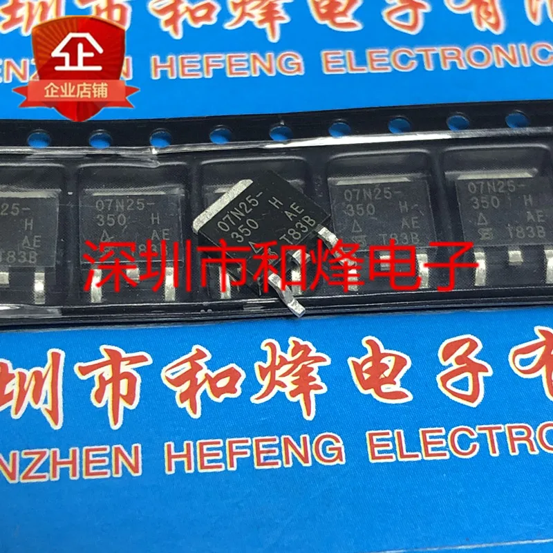 

5PCS-10PCS 07N25-350 SQD07N25-350H TO-252 250V 7A NEW AND ORIGINAL ON STOCK