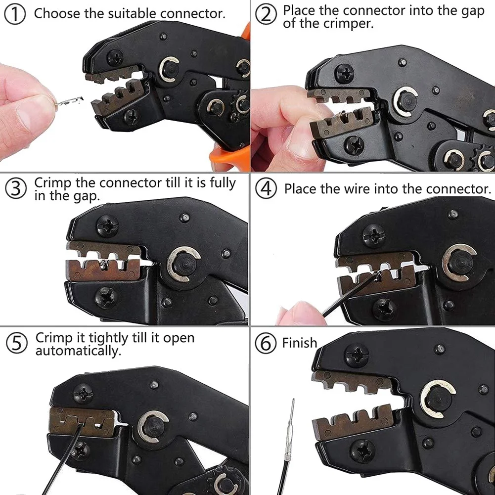Комплект коннекторов Dupont 620 шт. плоскогубцы для обжима проводов шаг 2 54 мм 1/2/3/4/5/6