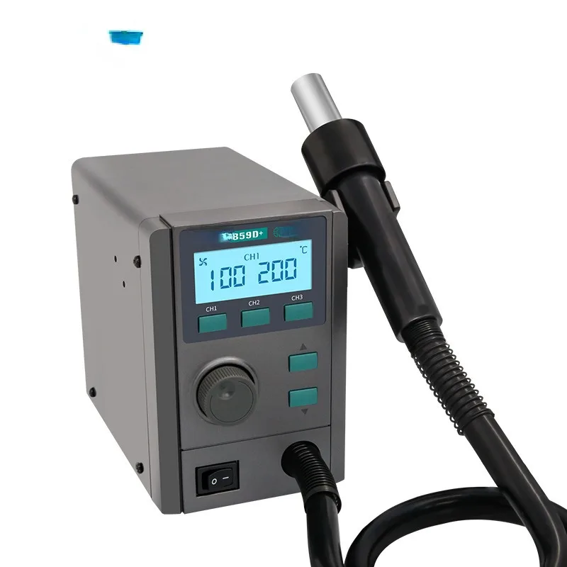 859D Тепловая паяльная станция с цифровым дисплеем интеллектуальная для отпайки и