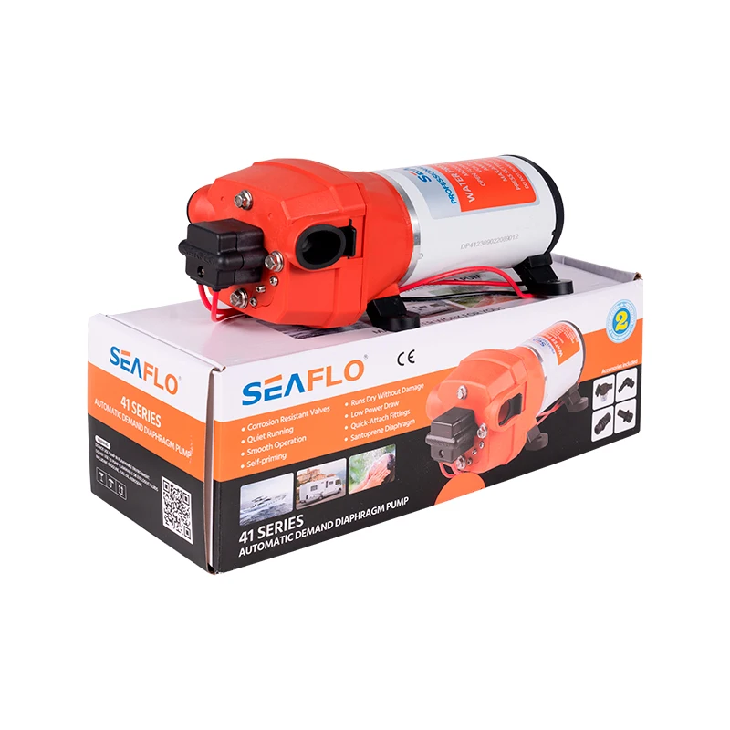 Seaflo 41 Serises 12 В 24 постоянного тока Мембранный насос Самовсасывающий