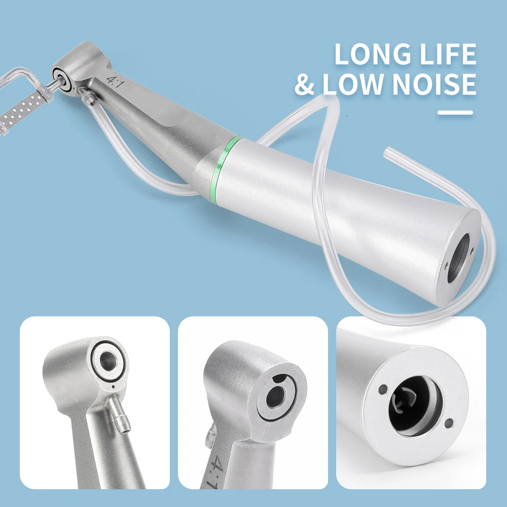 AZDENT Dental 4:1 Reduction Contra Angle Handpiece Interproximal Stripping Sets 10 Pcs Interproximal Strips Dentistry Instrument