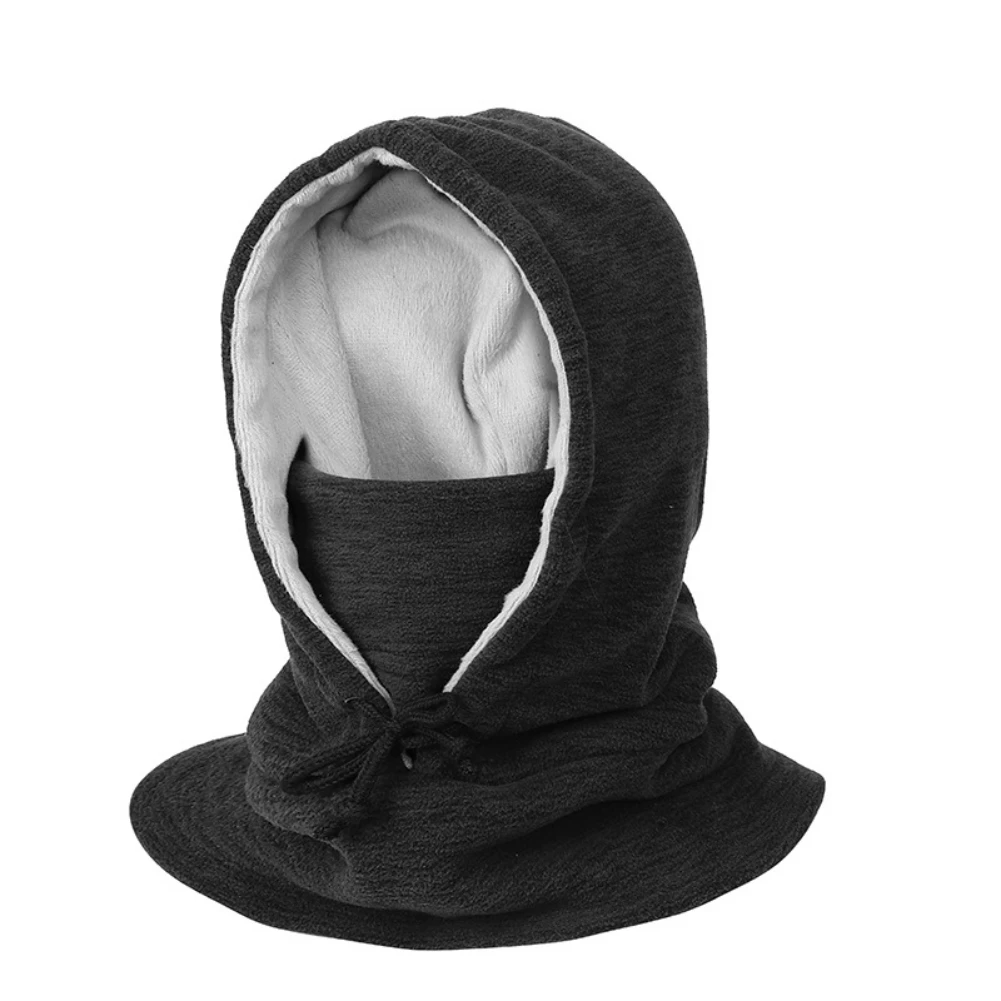 

Warm Hood Face Cover Bike Hat Fleece Winter Ski Mask Winter Ski Mask Windproof for Men Women Cold Weather Neck Protector